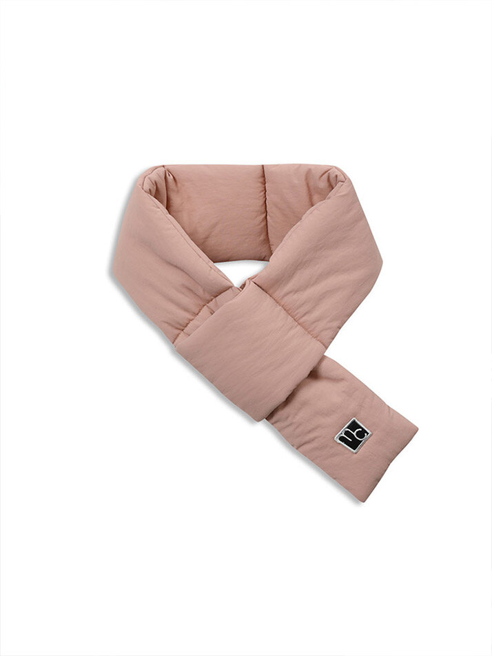 bambi padded short muffler pink