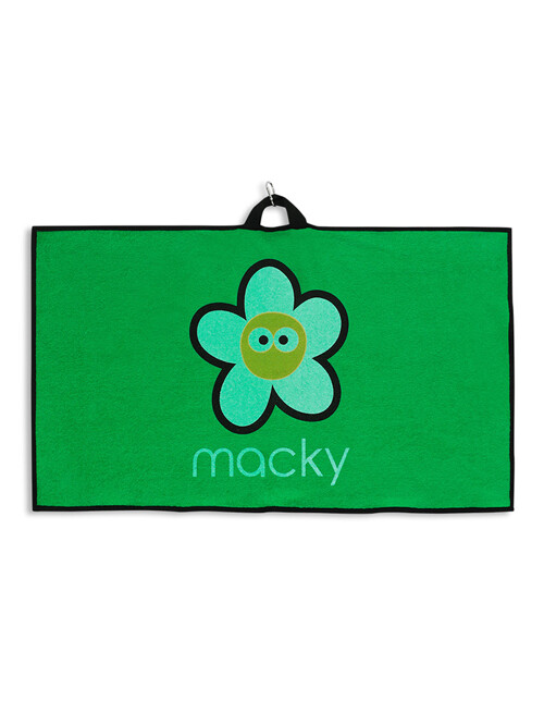 Signature Caddy Bag Towel green