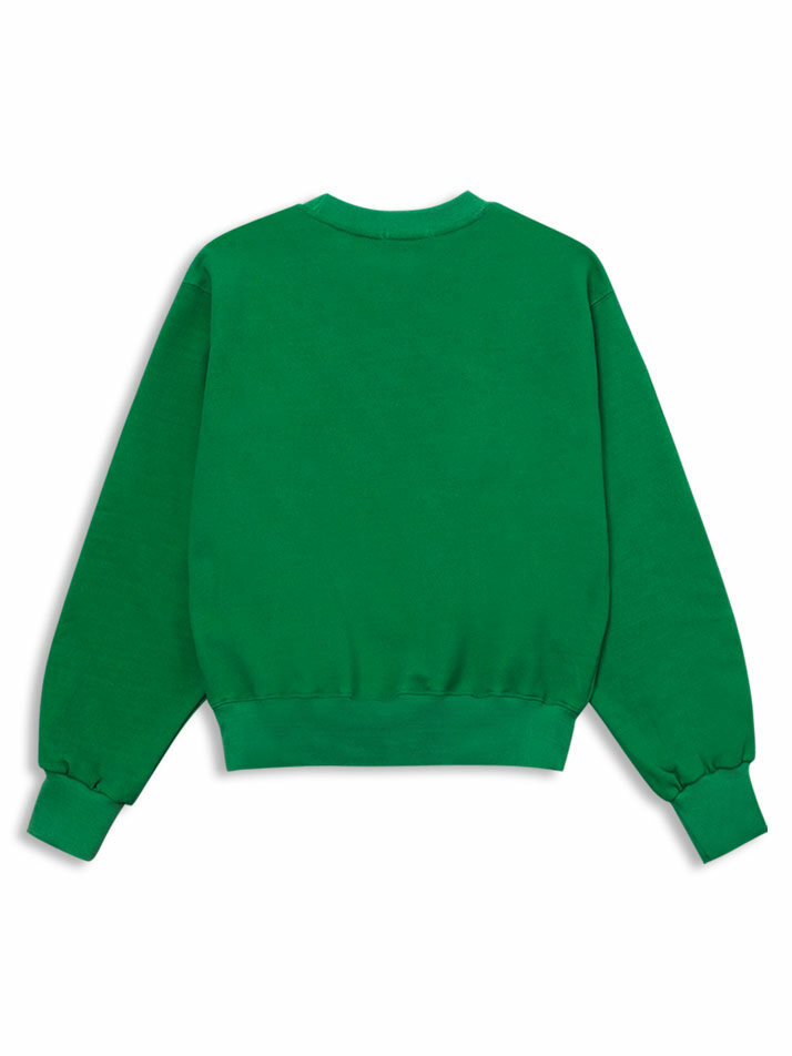 Washing Pigment Sweatshirt green