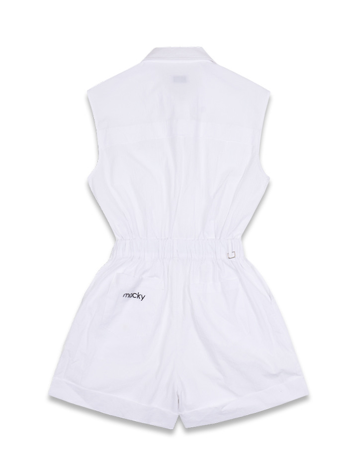 Summer pk jumpsuit white