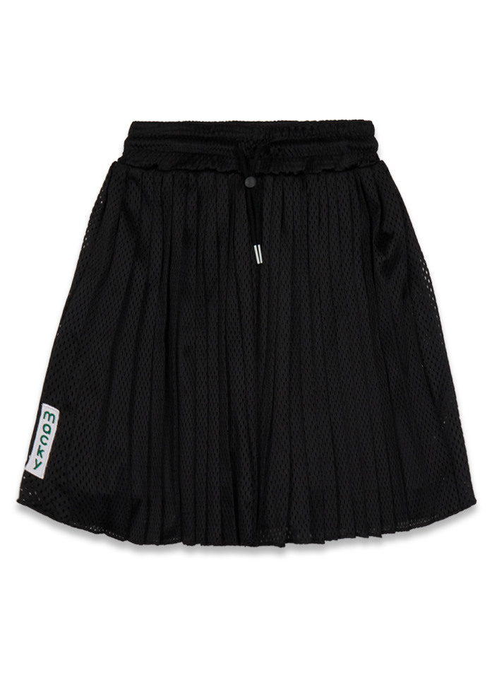 Hidden Pleats Skirt black