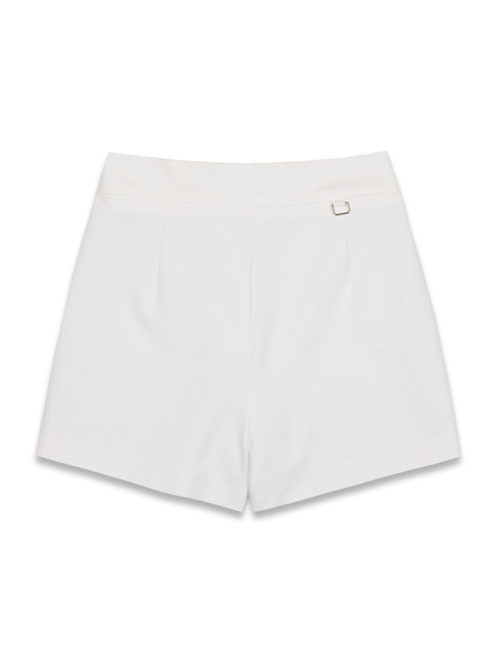 Daisy Waist Shorts white