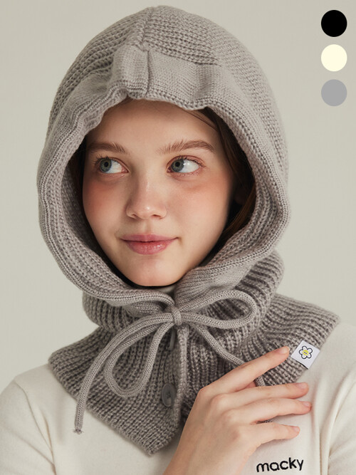 씬 스트링 바라클라바 그레이