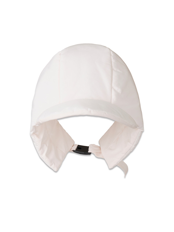 코지 패딩 캡 모자 아이보리