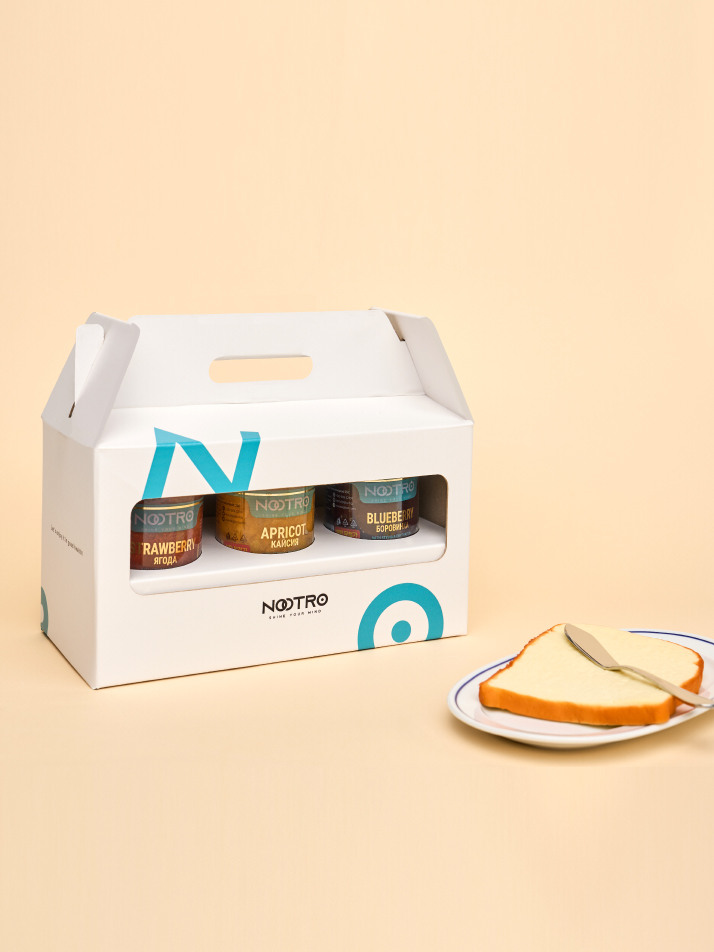 [누트로 선물세트] 스테비아 저당 저칼로리 오렌지 과일잼 300g x 3병