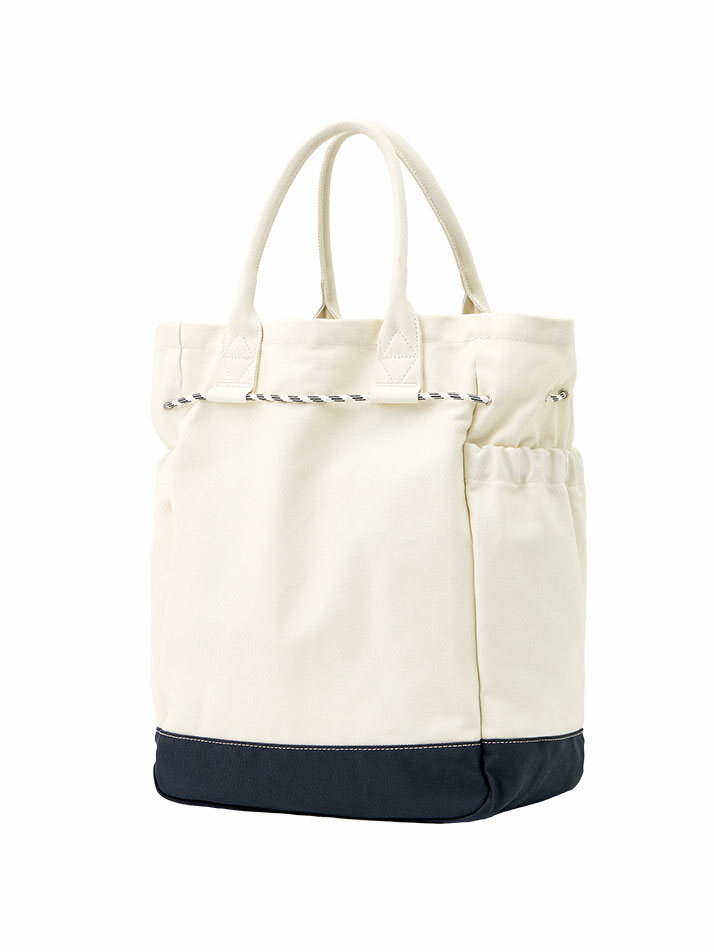 PLATE CANVAS BAG BLUE