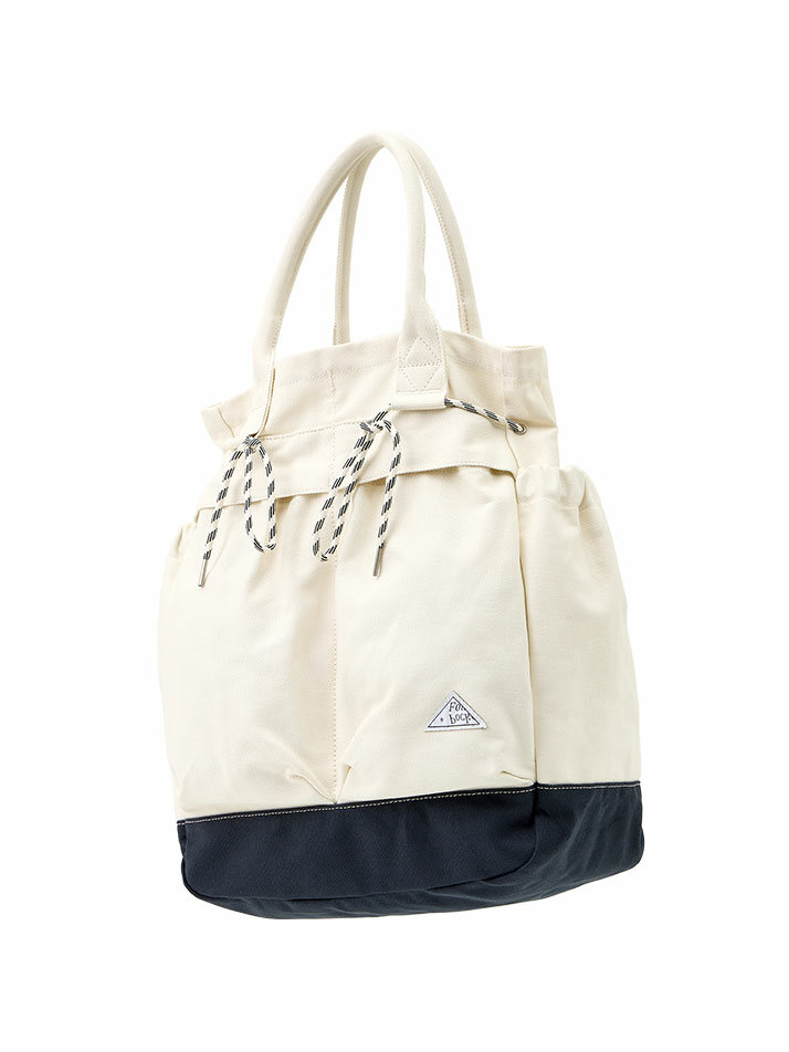 PLATE CANVAS BAG BLUE