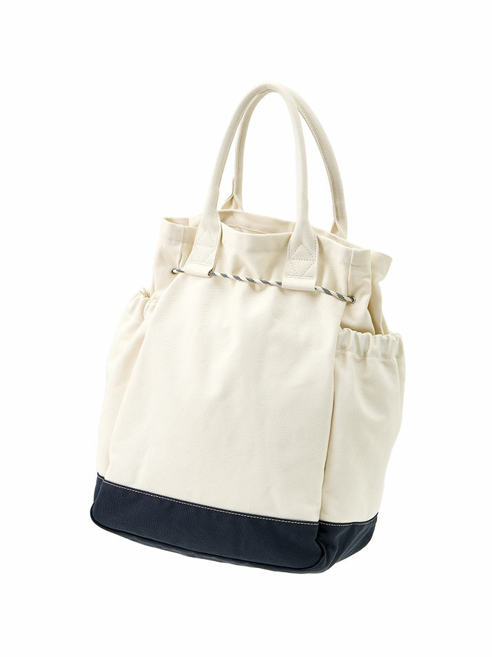 PLATE CANVAS BAG BLUE