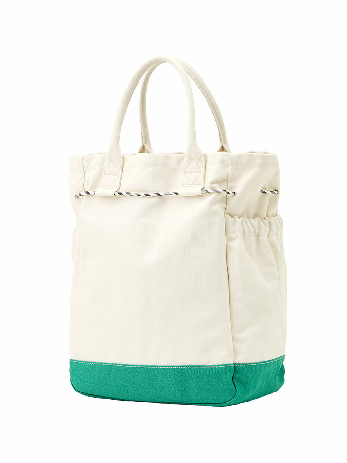 PLATE CANVAS BAG GREEN