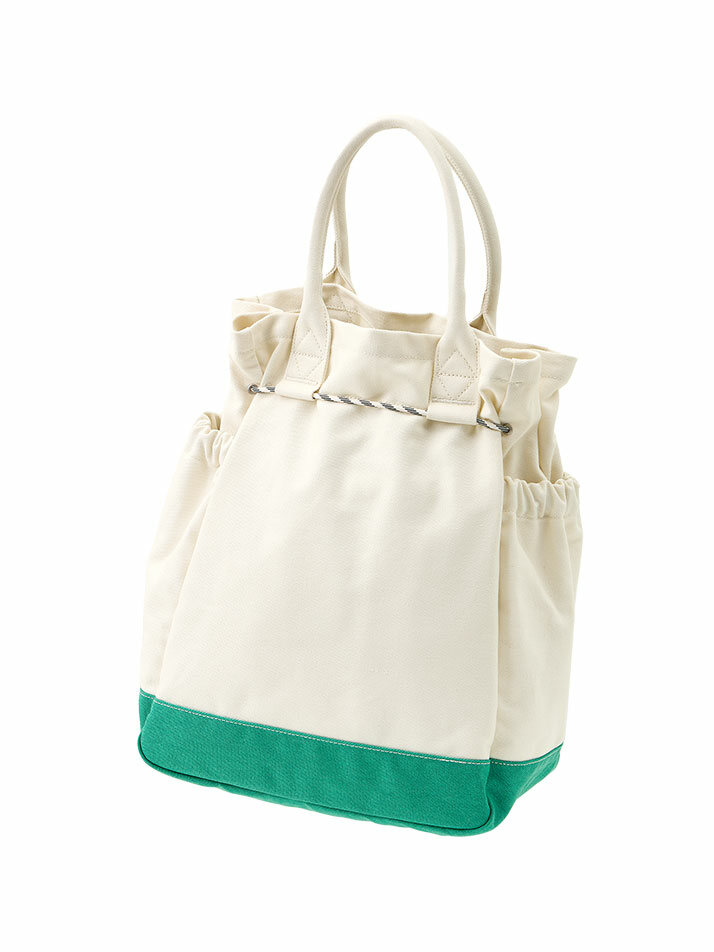 PLATE CANVAS BAG GREEN