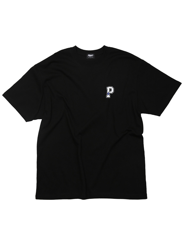 P포인트 티셔츠 - BLACK
