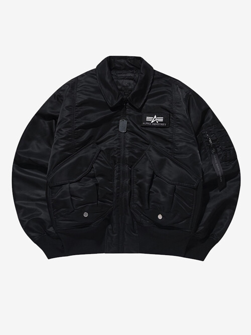 23FW SAN SAN GEAR ALPHA INDUSTRIES CWU 45/P FLIGHT JACKET BLACK
