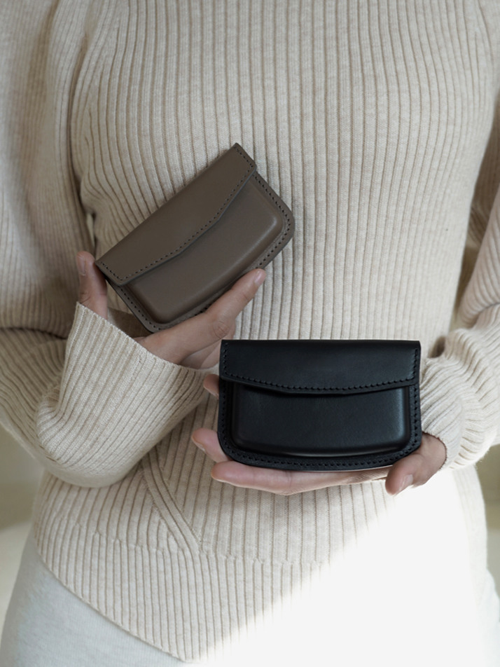Kiwa wallet - Warm gray