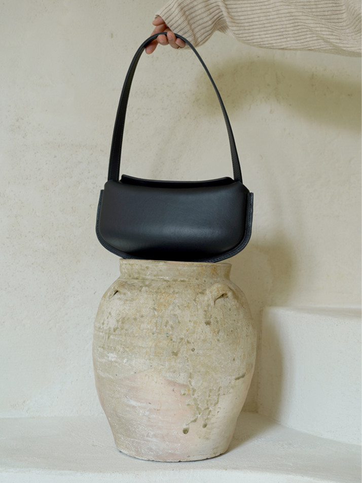 Moon jar hobo bag - Black