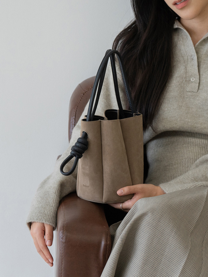 Petal bag - Warm gray