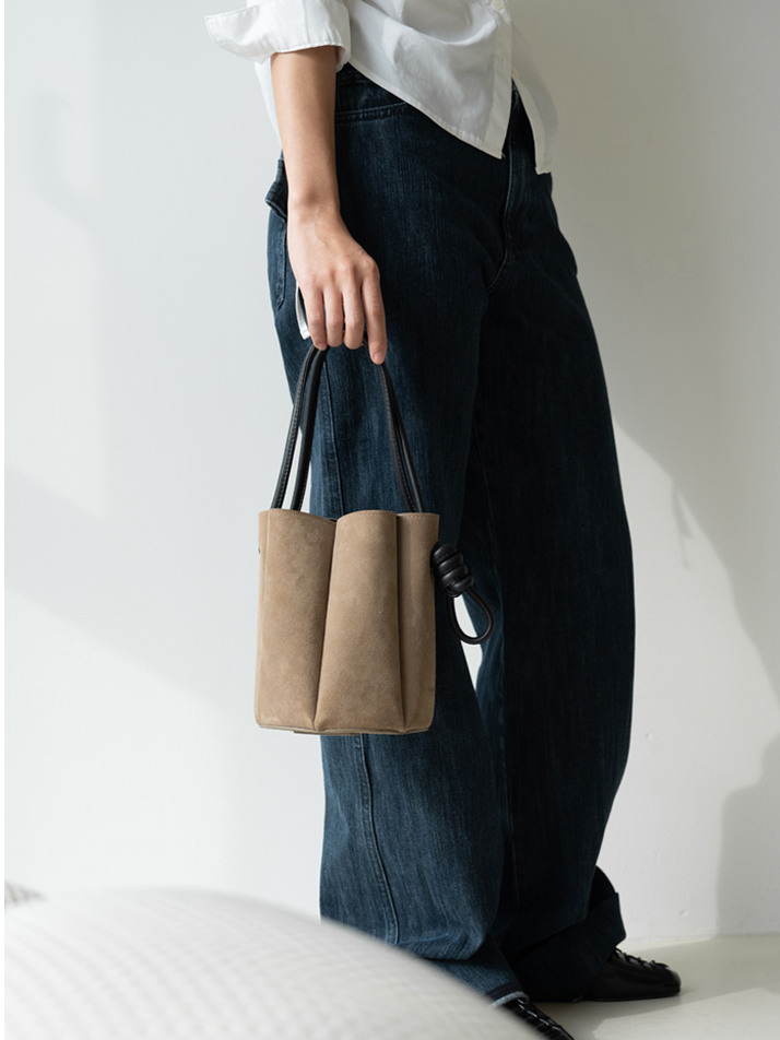 Petal bag - Warm gray