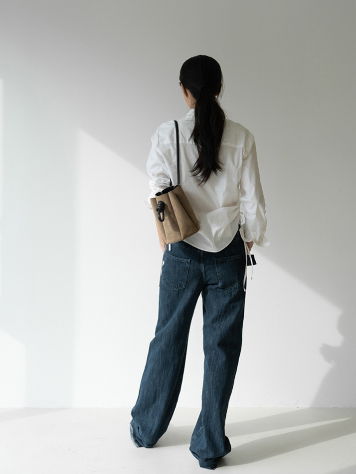 Petal bag - Warm gray