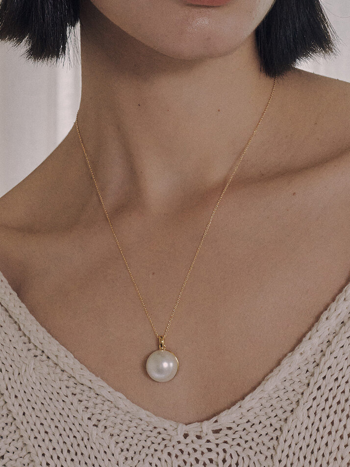 Repleto big pearl Necklace