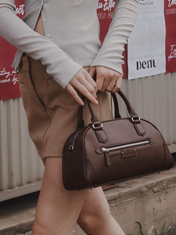 Poku bowling bag [Tan Brown]