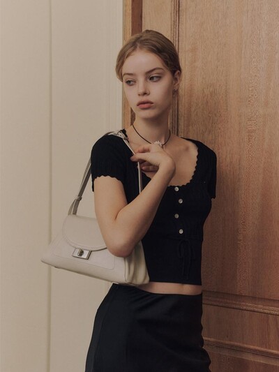 Echell Taylor bag [Light gray_silver]
