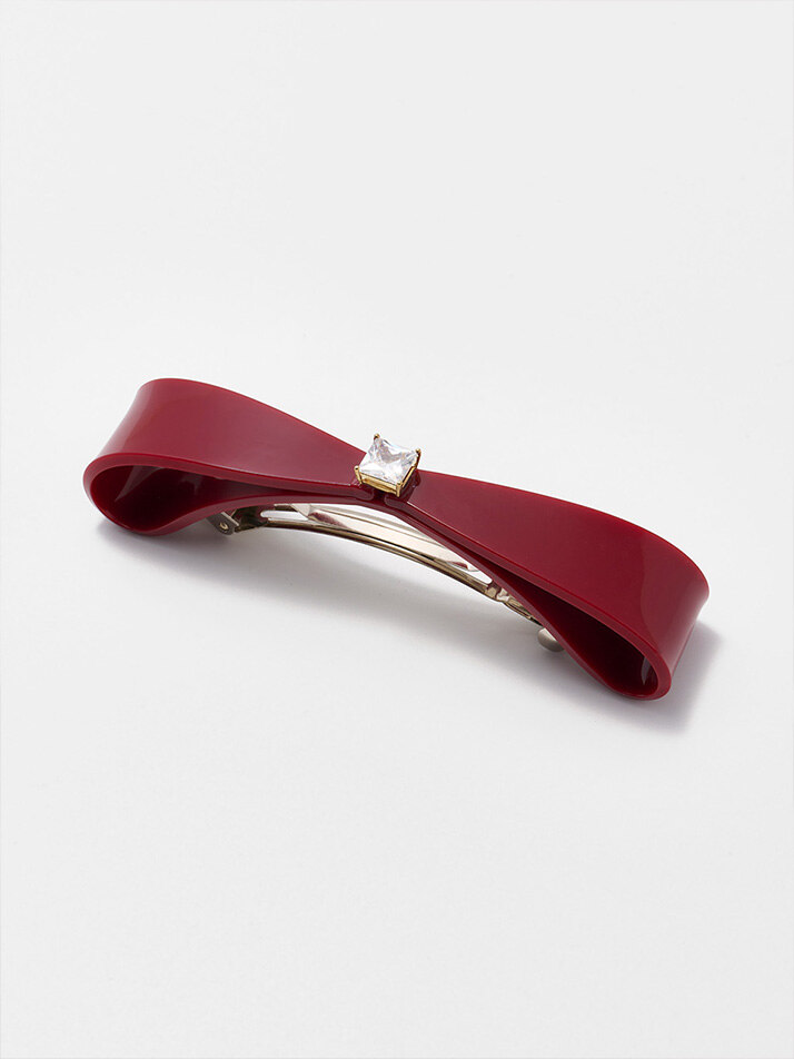 Ribbon Cubic Hairpin [Red]