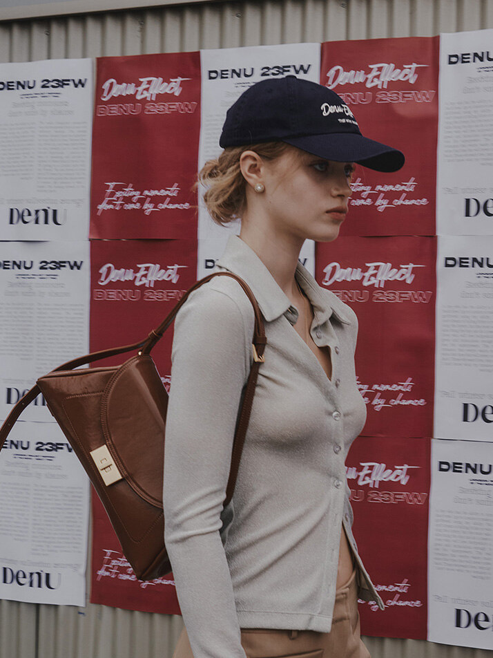 Echell Taylor bag [Tan Brown_gold]