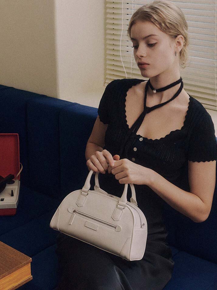 Poku bowling bag [White]