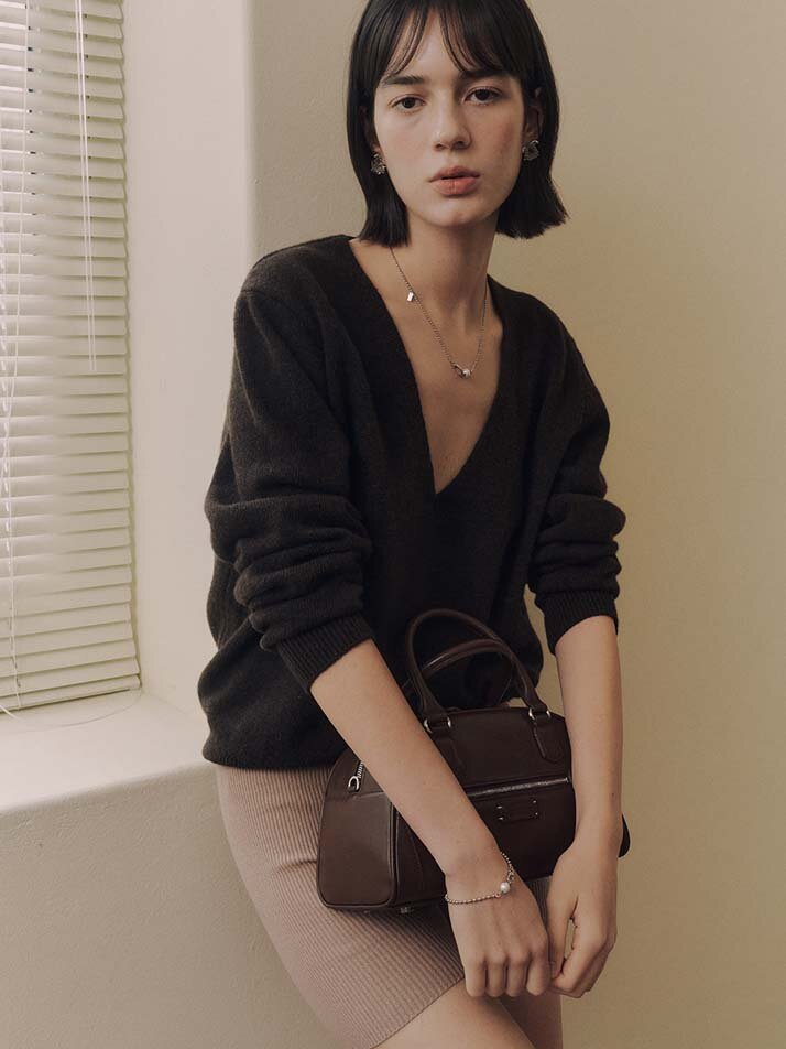 Poku bowling bag [Tan Brown]