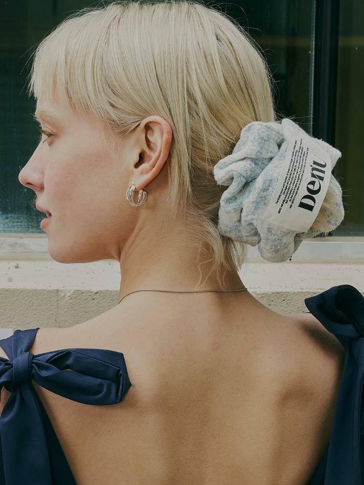 Layered line earring