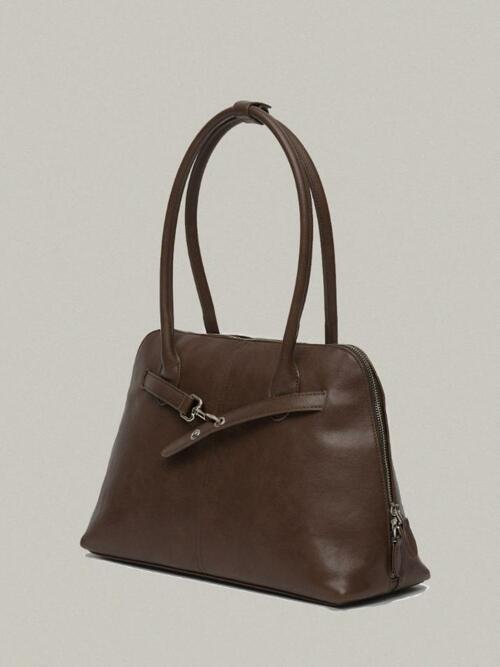 NOA BAG [DEEP BROWN SILVER]