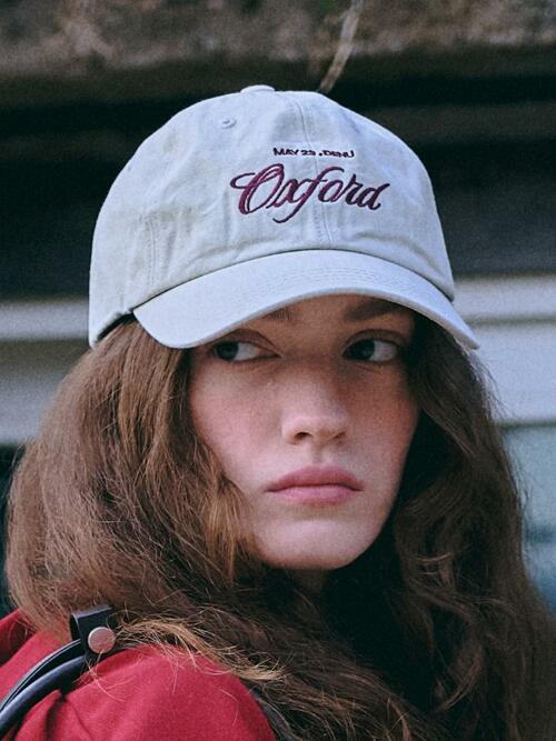 Vintage Oxford Ballcap [BEIGE]