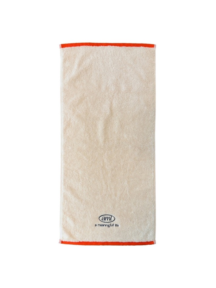 [에이엠엘] 유기농 순면 촘촘 프리미엄 무지 타월 230g 3장 세트