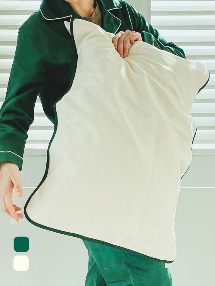 [에이엠엘] 유기농 순면 소프트 밴딩 베개커버