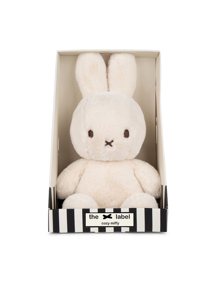 Cozy Miffy Sitting Cream in giftbox - 23cm