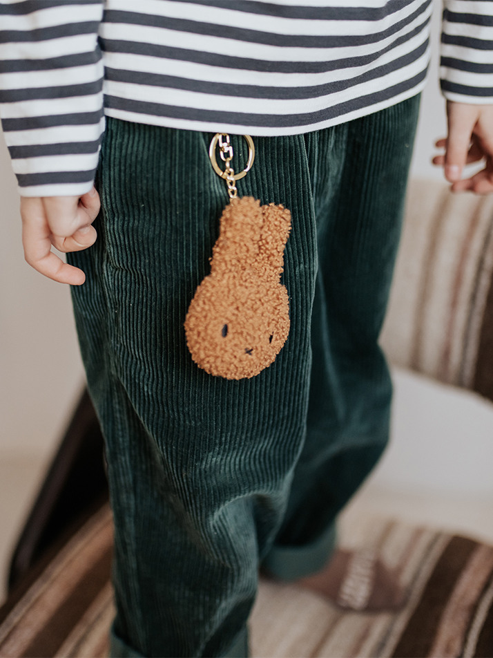 Miffy Flat Keychain Tiny Teddy Cinnamon - 10cm