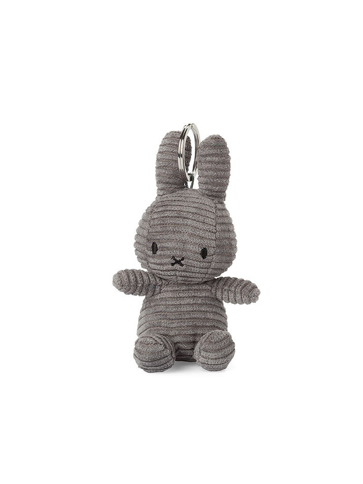 Miffy Keychain Corduroy Grey - 10cm