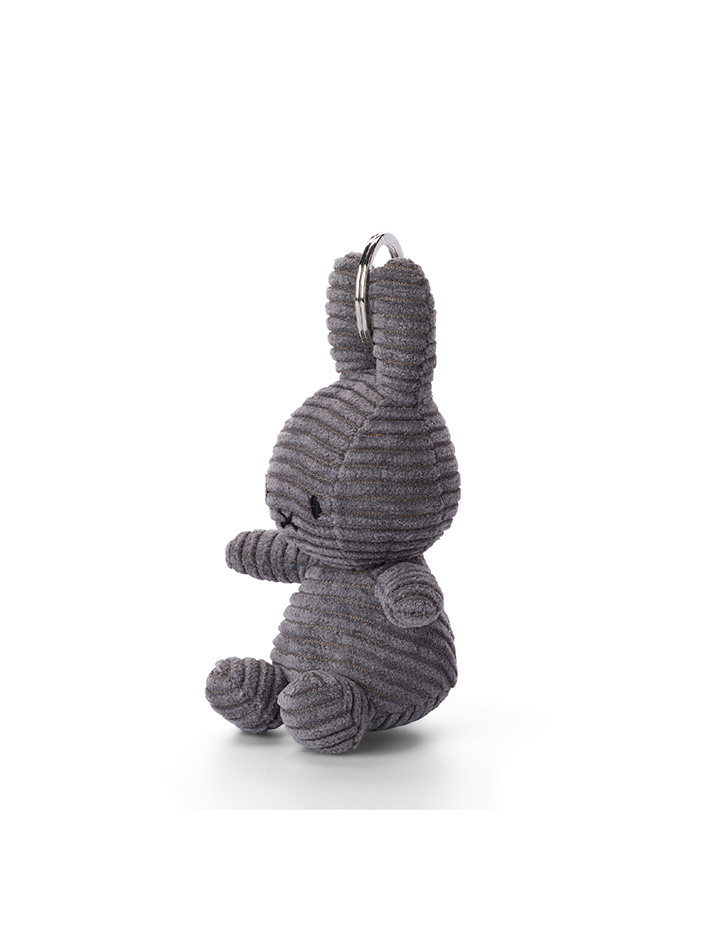 Miffy Keychain Corduroy Grey - 10cm