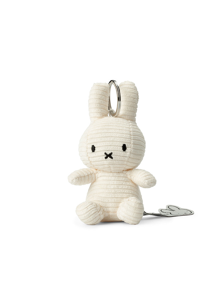 Miffy Keychain Corduroy Offwhite  - 10cm