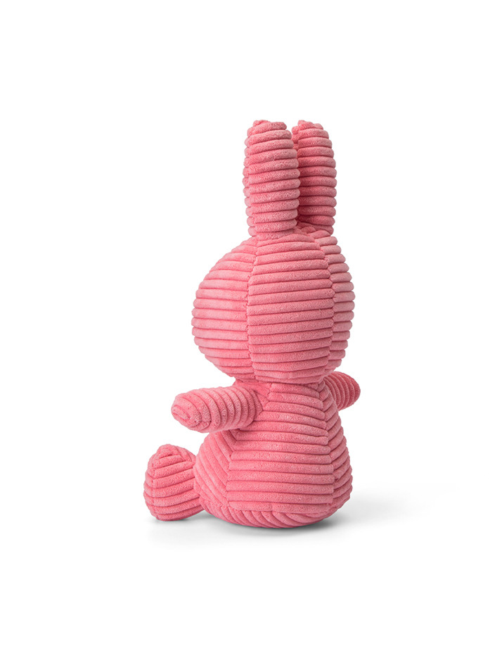 Miffy Sitting Corduroy Bubblegum Pink - 23cm