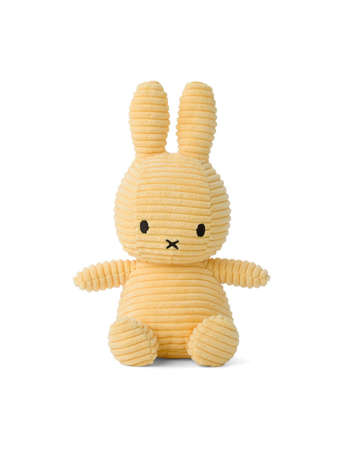 Miffy Sitting Corduroy Buttercream - 23cm