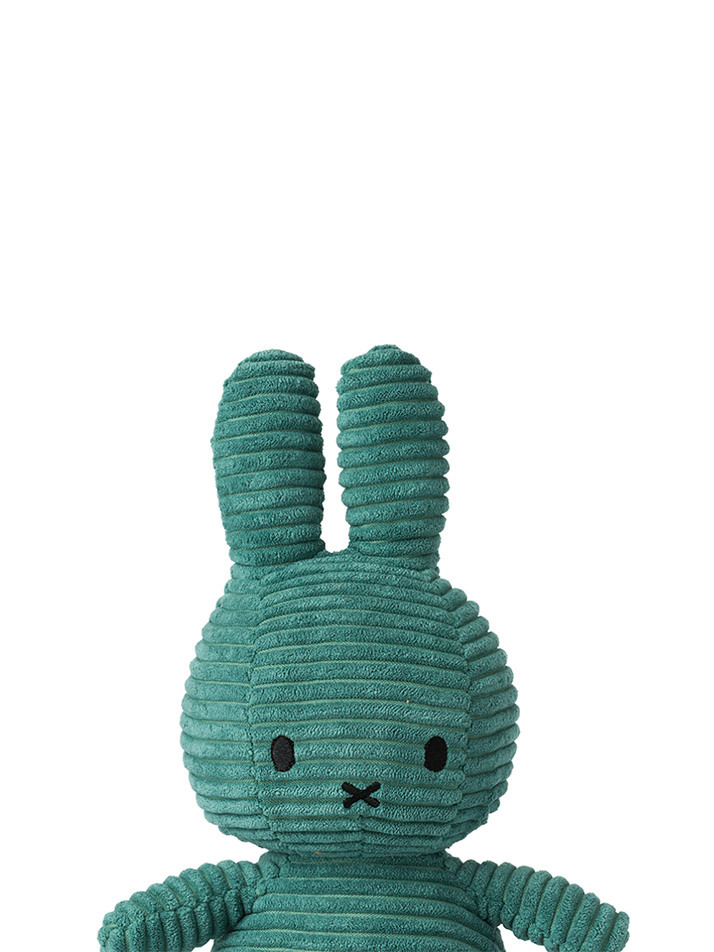 Miffy Sitting Corduroy Green - 23cm