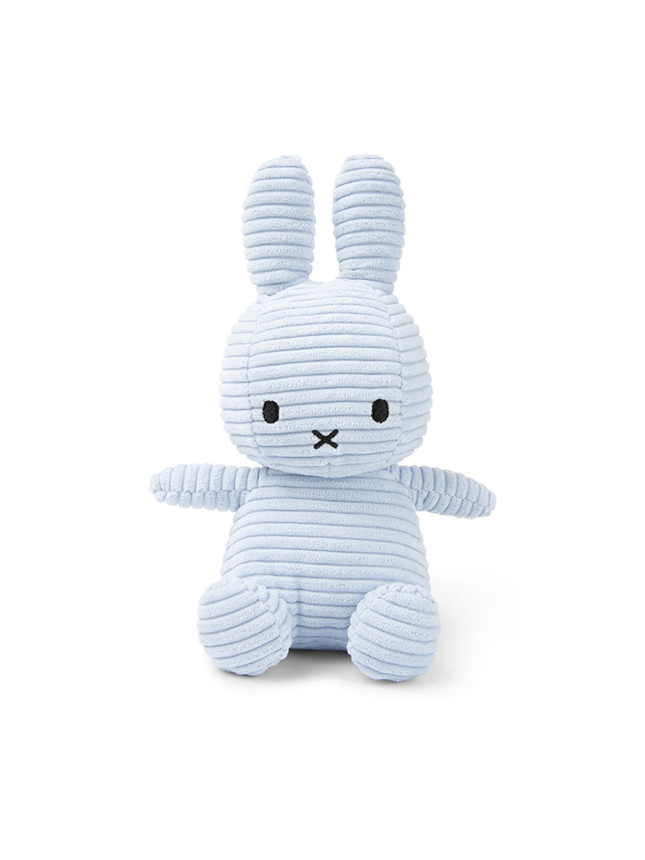 Miffy Sitting Corduroy Ice Blue - 23cm