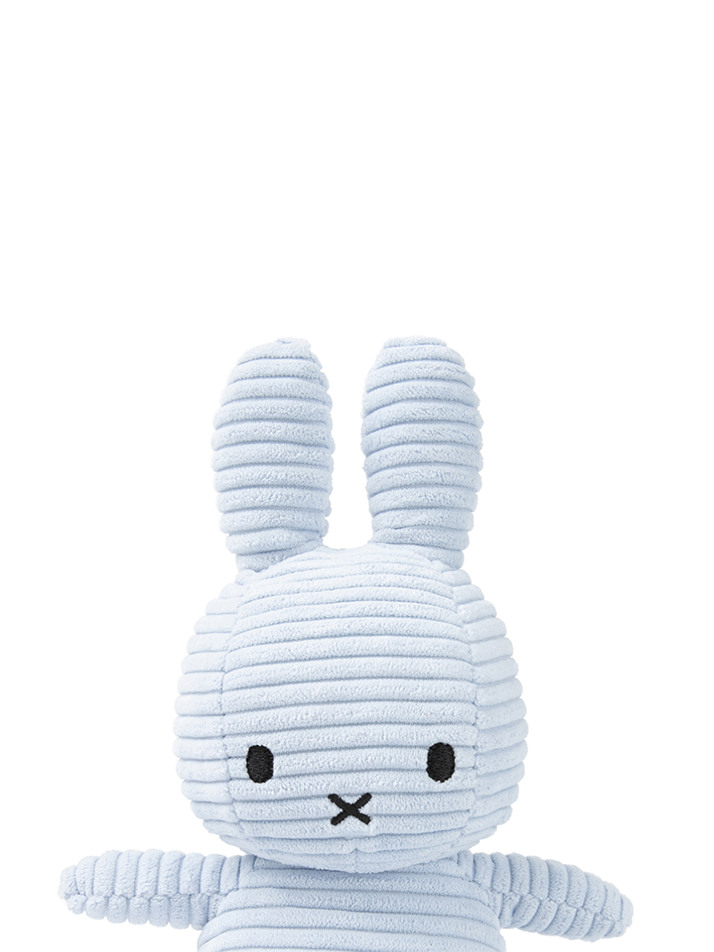 Miffy Sitting Corduroy Ice Blue - 23cm