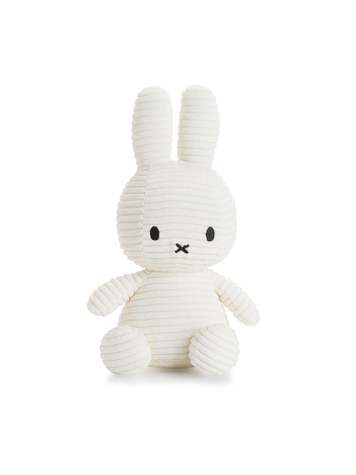 Miffy Sitting Corduroy Offwhite - 23cm