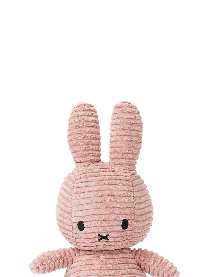 Miffy Sitting Corduroy Pink - 23cm