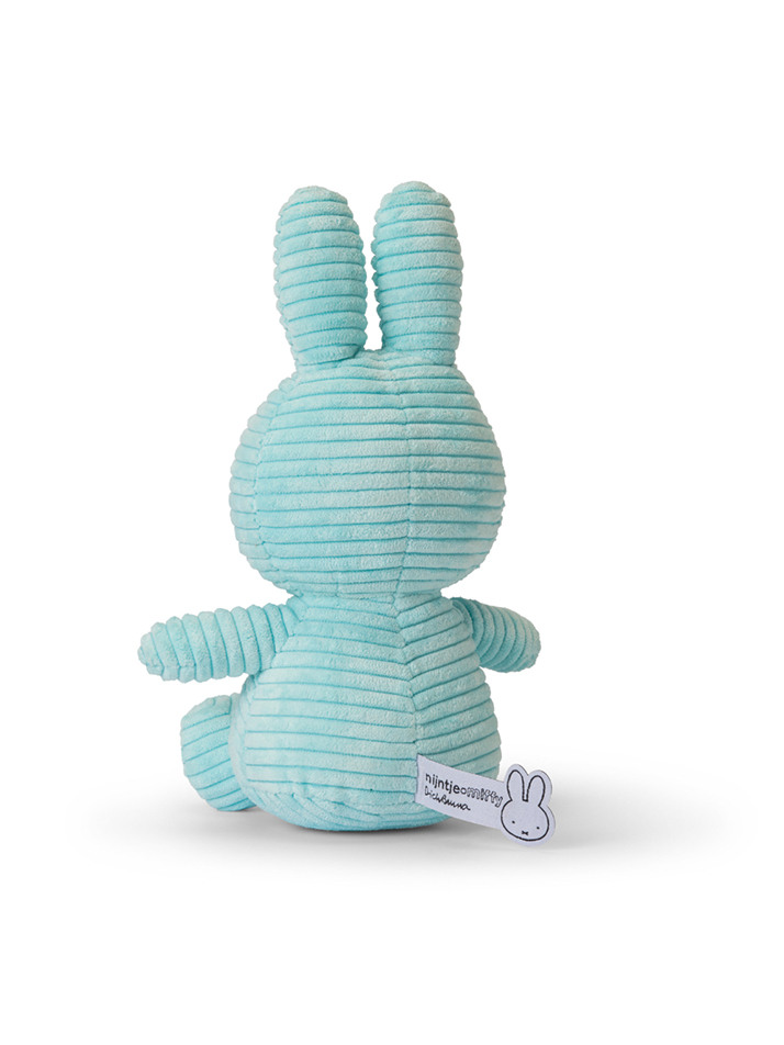 Miffy Sitting Corduroy Turquoise - 23cm