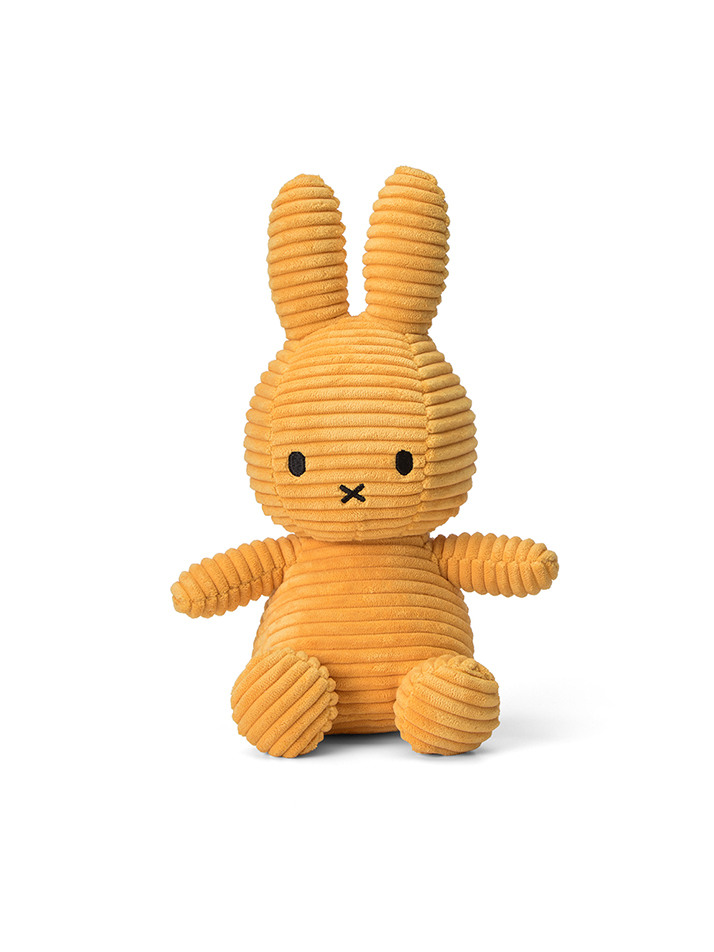 Miffy Sitting Corduroy Yellow - 23cm