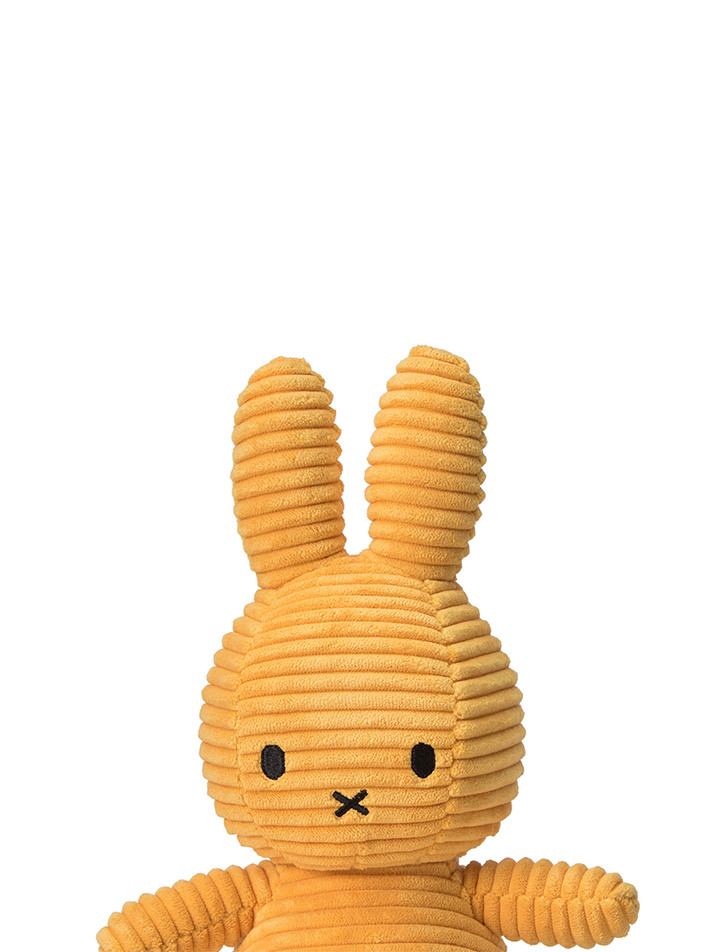 Miffy Sitting Corduroy Yellow - 23cm