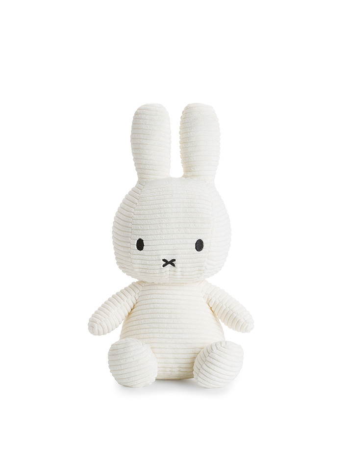 Miffy Sitting Corduroy Offwhite - 33cm