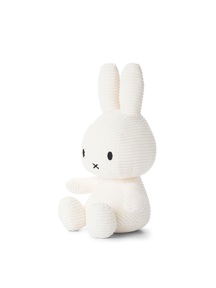 Miffy Sitting Corduroy Offwhite - 33cm